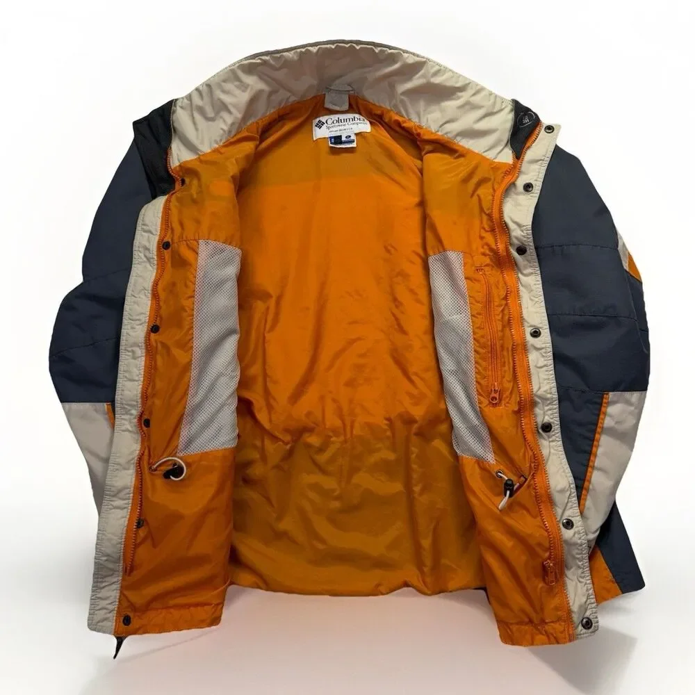 Vintage Columbia Fire Ridge Core Interchange Ski‎ Jacket Shell  Mens XL  Snow